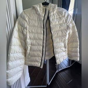 Moncler quilted down jacket with hood. Girls size 14